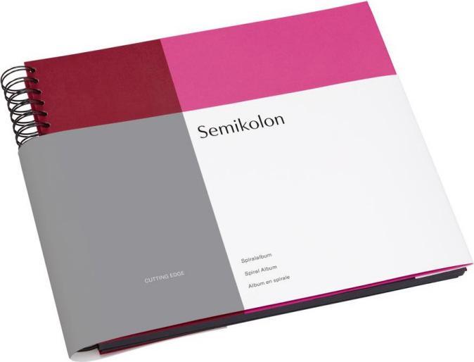 Produktbild Semikolon Spiralalbum raspberry fuchsia (37 x 29 cm)