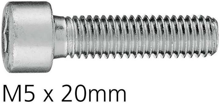 BRW Zylinderschraube M5 x 20 mit I-6kt 25er-Pack (25 Schrauben pro Stück)