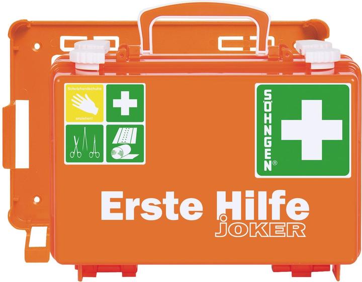 Actual product image Söngen First aid kit Quick-CD Joker, DIN 13157, 3 levels, w. twist locks, incl. wall bracket (First aid set accessories)