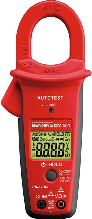Image du produit Benning Pince de courant, multimètre à main di (CAT III 600V)
