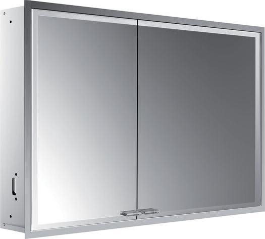 Actual product image Emco asis prestige 2 Illuminated mirror cabinet, flush-mounted model, 1015mm, wide door right