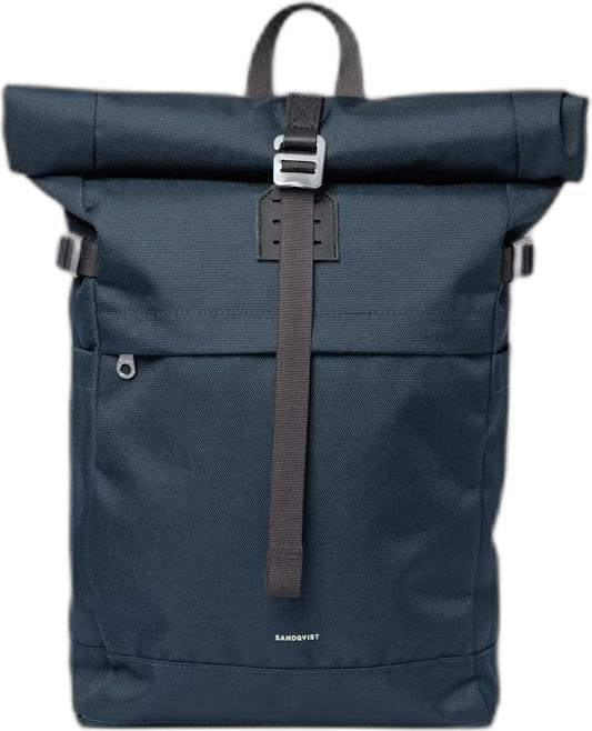 Navy avec cuir noir