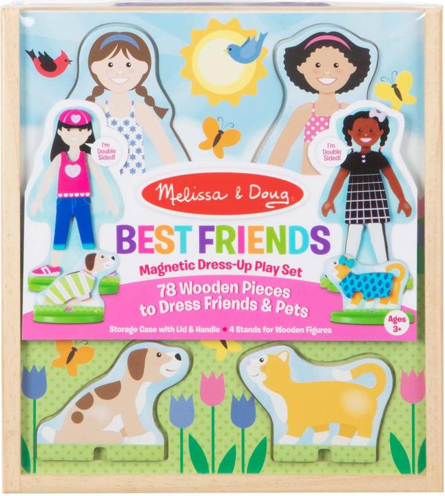 Actual product image Melissa & Doug Magnetic Dress Up - Friends and Pets (78 x)
