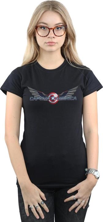 Produktbild Falcon And The Winter Soldier Captain America Logo TShirt (L)