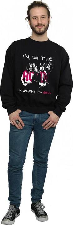 Produktbild AC/DC I'm On The Highway To Hell Sweatshirt aus Baumwolle (S)