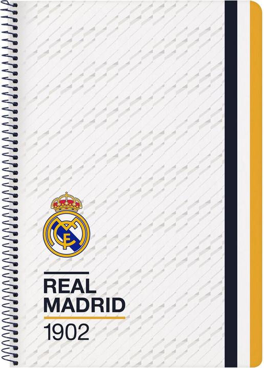 Actual product image Real Madrid CF Notebook Real Madrid C.F. White A4 80 pages (A4, Hardcover)