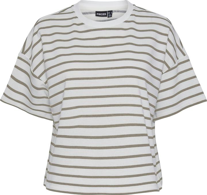 Pieces Pcchilli Summer 2/4 Sweat Stripe Noos Bc (L)