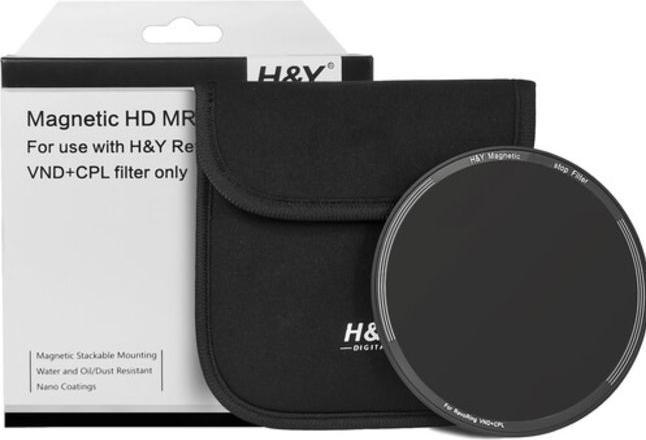Image du produit H&Y ND8 Magnetic Clip-on Filter for REVORING 58-77mm (Filtre dégradé gris)