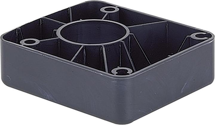 Actual product image Hettich Glides for plinth adjustment foot plastic black Plinth height adjuster (Universal glider, 200 Piece)