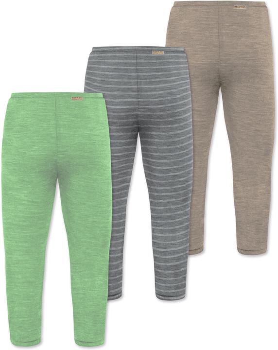 Produktbild Normani 3er Pack Baby Merino Unterhose mit Füssen - 9543 (74)