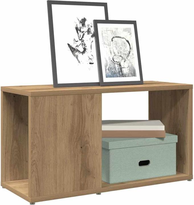 Actual product image VidaXL TV-Schrank Artisan-Eiche 60x24x32 cm Holzwerkstoff TV-Möbel TV-Board (60 x 24 x 32 cm)
