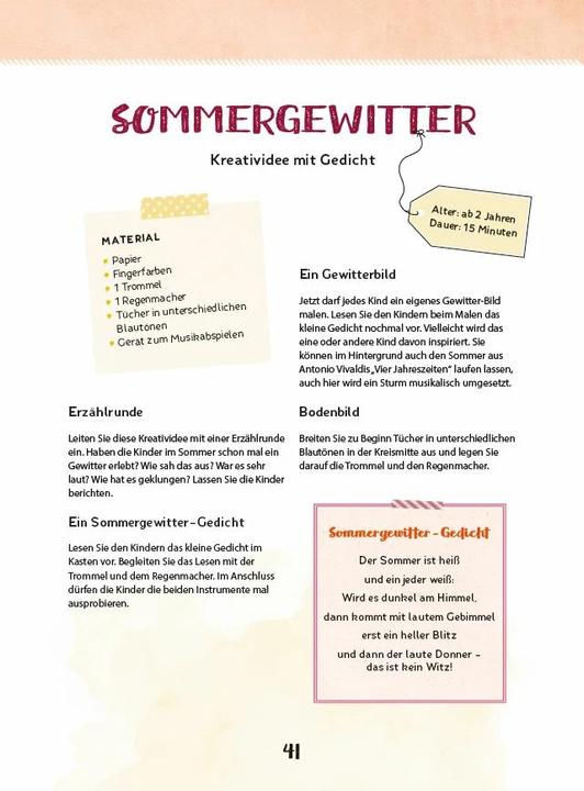 Produktbild Die schönsten Morgenkreisideen für Krippenkinder (Deutsch, Monika Laut-Zimmermann, 2023)