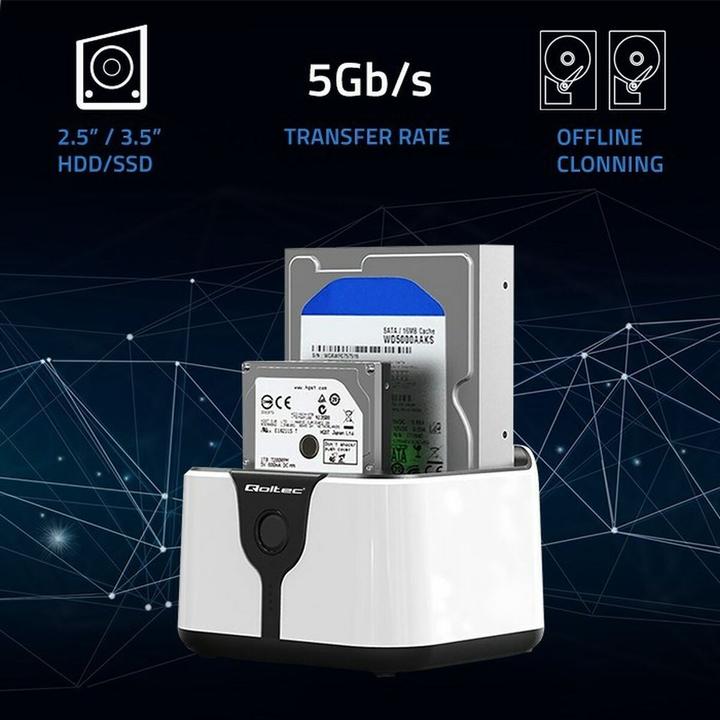Image du produit Qoltec Stacja dokujaca do dysków HDD S