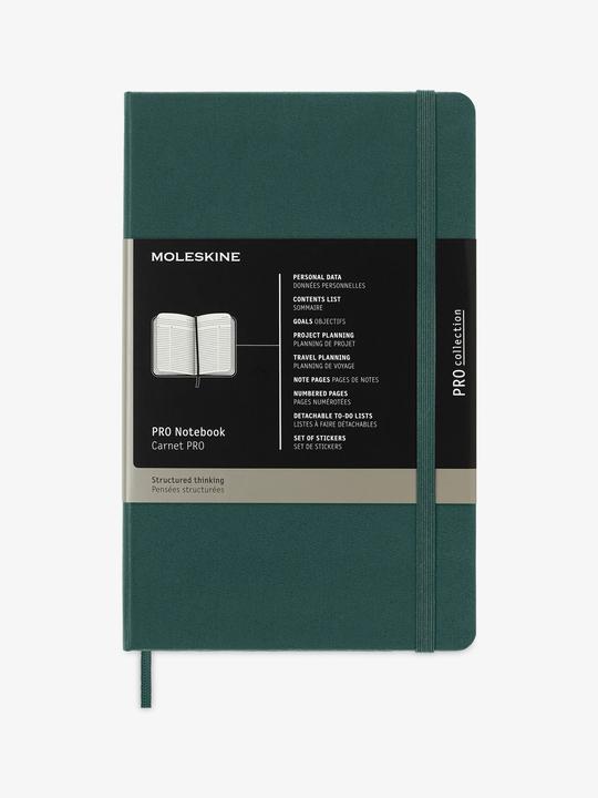 Actual product image Moleskine Professional notebook (19 x 25 cm, Lined, Hardcover)