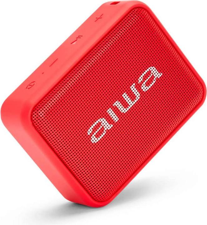 Actual product image Aiwa BS-200RD Portable Speaker Mono Portable Speaker Red 6W (12 h, Rechargeable battery operated)