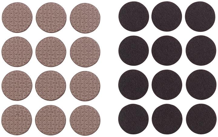 Actual product image AGT 440-piece felt glider and furniture buffer set (Felt gliders, 440 Piece)