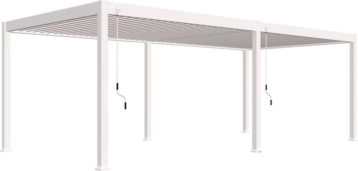 Image du produit Weide Pergola Deluxe Plus 3.6x7.2m avec toit à lamelles Blanc (360 cm, 720 cm)