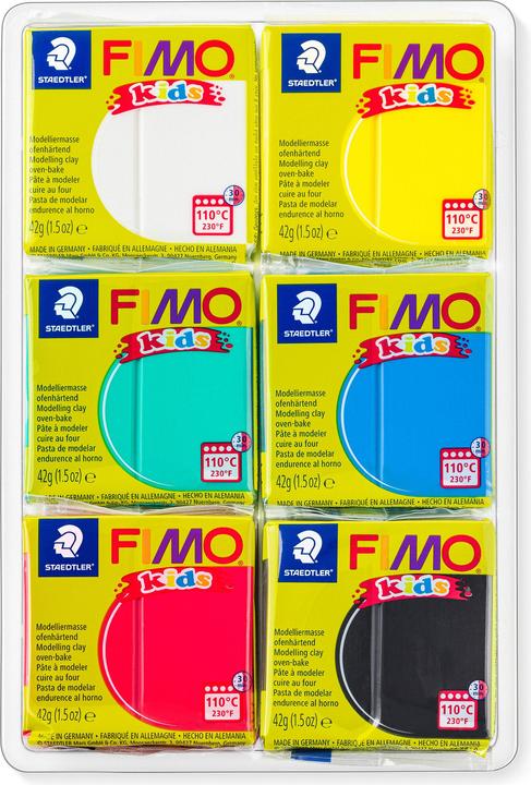 Actual product image Fimo modelling clay set Basic