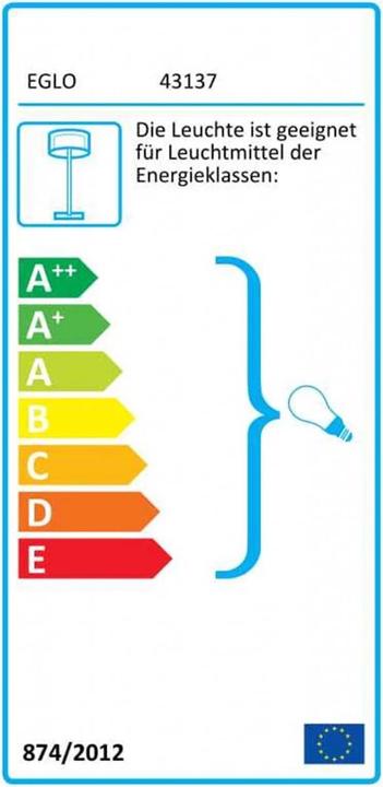 Energie-Label EGLO Townshend 5 (E27)
