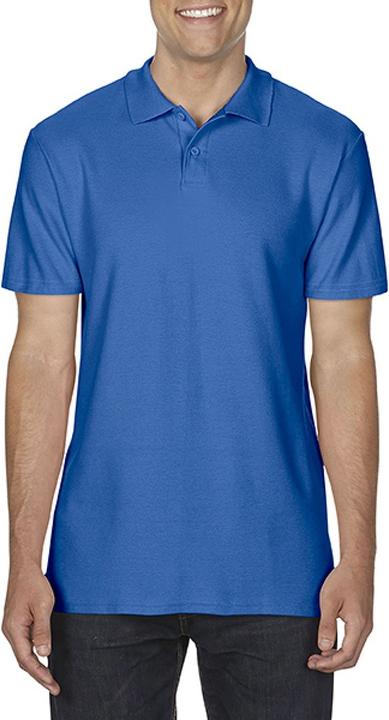 Actual product image Gildan Softsyle Short Sleeve Double Pique Polo Shirt (M)
