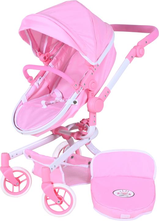 Image du produit Knorrtoys Poussette de poupée Boonk - "Princess white rose