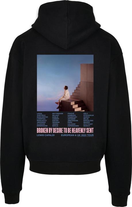 Immagine prodotto Merchcode Lewis Capaldi - Felpa con cappuccio ultra pesante Tour grabsheet 1 - 116289 (S)