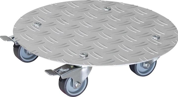 Wagner System Carrello per piante, alluminio, carico massimo 150 kg, Ø 300 mm.
