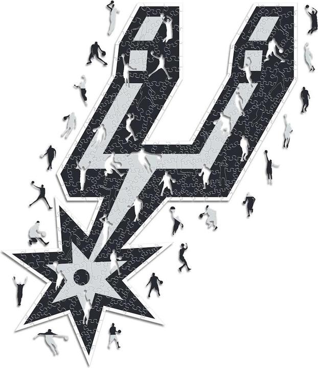 Produktbild Iconic NBA - San Antonio Spurs - Logo - Holz Puzzle Grösse M (270 Teile) (270 Teile)