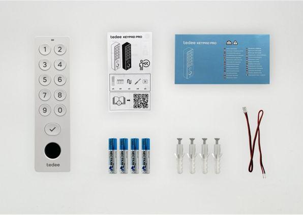 Immagine prodotto Tedee Keypad Pro (Combinazione numerica elettronica, Impronta)