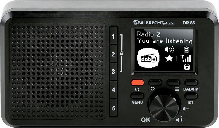 Actual product image Albrecht DR 86 Senior (FM, DAB+, Bluetooth)