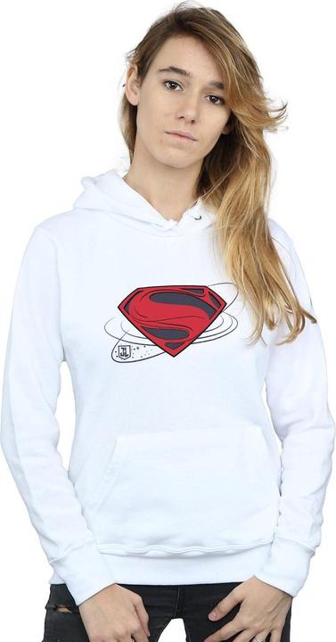 Image du produit - Sweat à capuche JUSTICE LEAGUE MOVIE SUPERMAN LOGO - Femme (L)