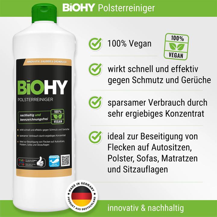 Actual product image Biohy Upholstery cleaner concentrate