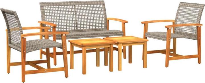 Actual product image VidaXL 5-piece garden lounge set and