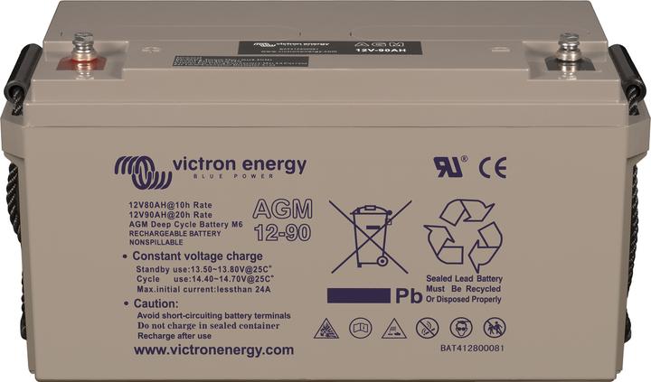 Actual product image Victron Energy AGM Deep Cycle Battery 12V/60Ah (12 V, 60 Ah)