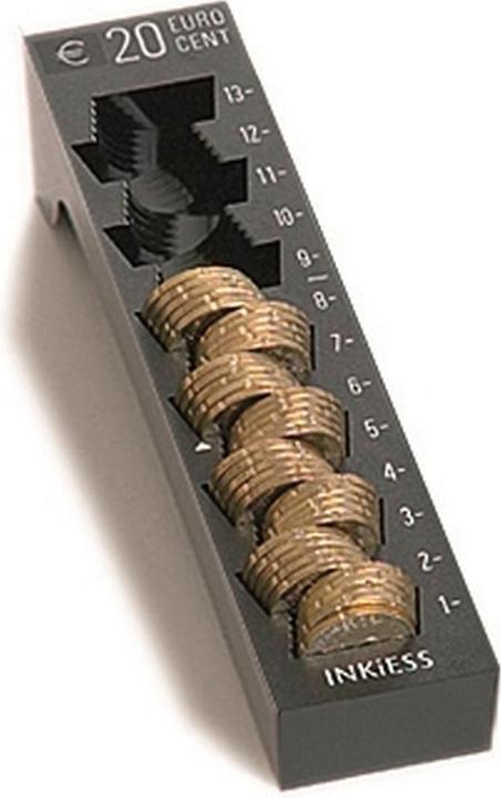 Produktbild Inkiess Einzelmünzbehälter Rekord 20 Euro-Cent schwarz