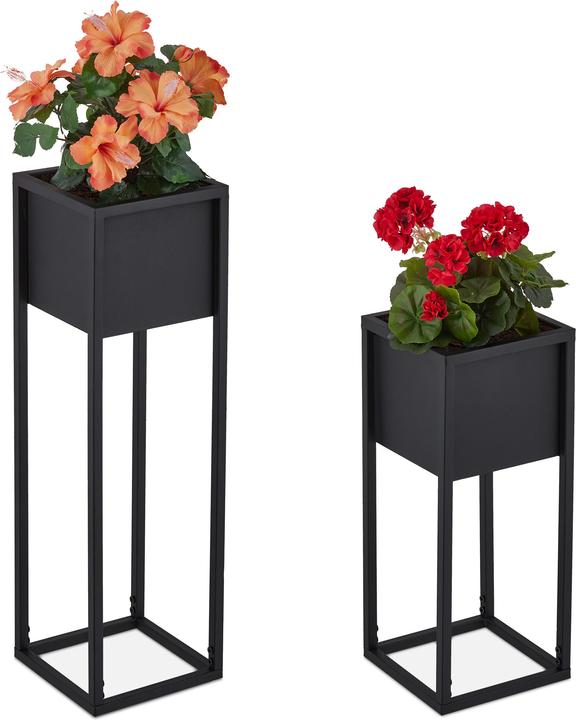 Produktbild Relaxdays 2x Blumenständer (21 cm)