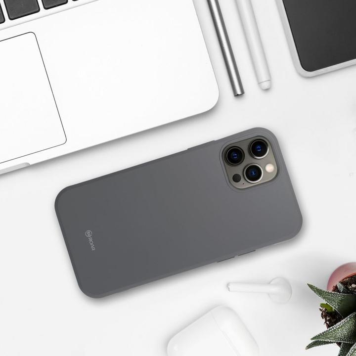 Produktbild Roar Back panel cover case COLORFUL JELLY for IPHONE 15 Pro grey (Apple iPhone 15 Pro)