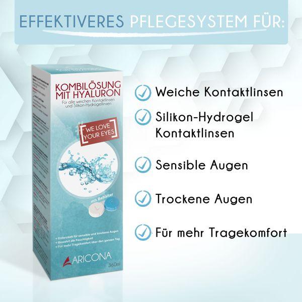 Produktbild Aricona Pflegelösung für sensible Augen