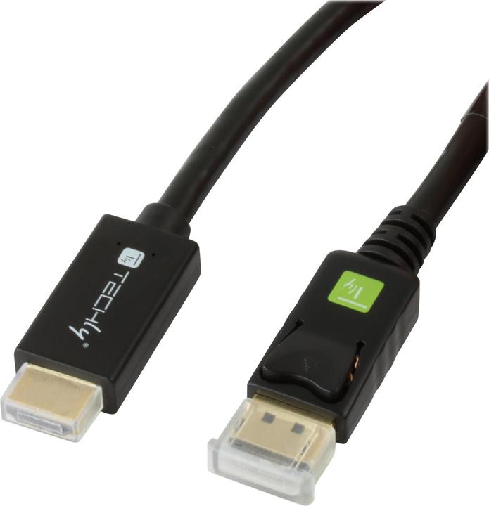 Actual product image Techly DisplayPort — HDMI (Typ A) (1 m, HDMI, DisplayPort)