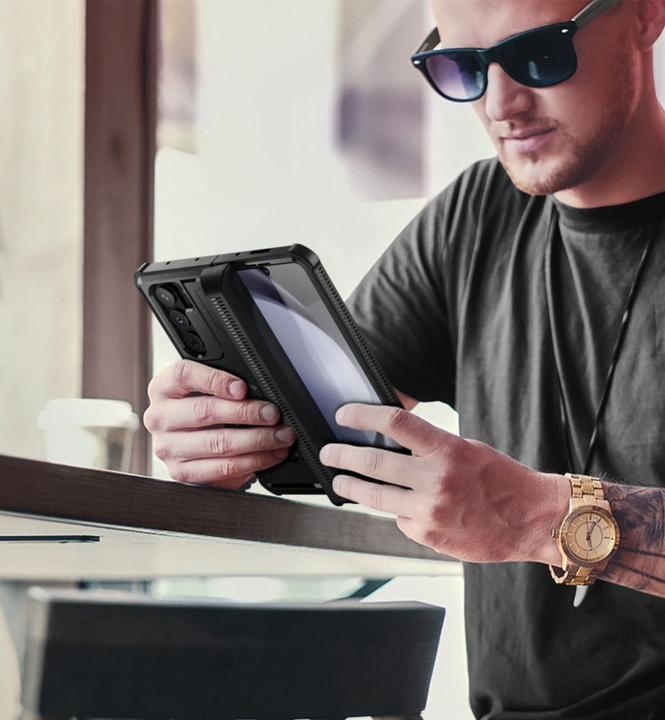 Image du produit Tech-Protect Kevlar Pro Pen case for Samsung Galaxy Z Fold 5 - black (Samsung Galaxy Z Fold5)