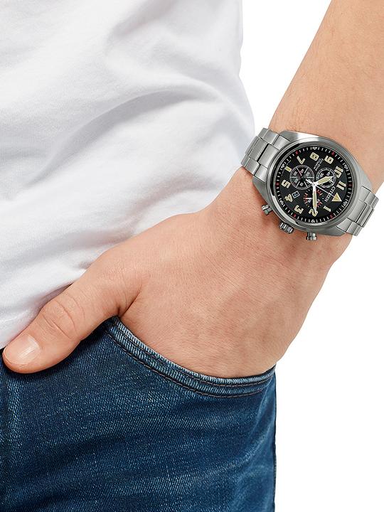 Produktbild Citizen AT2480-81E Eco-Drive Super-Titanium Chronograph 43mm (Chronograph, 43 mm)