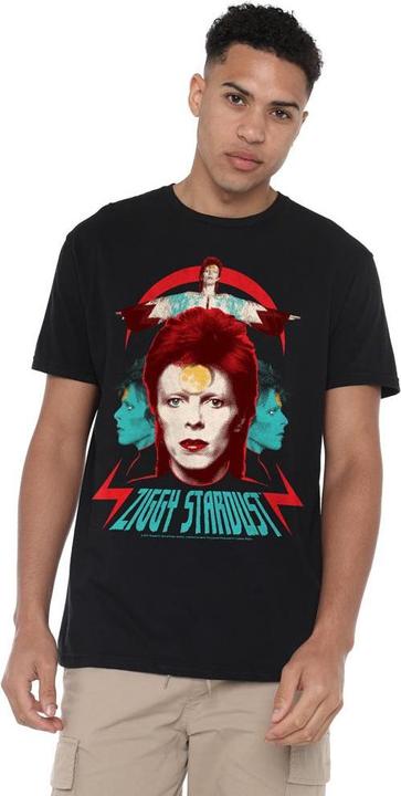 Immagine prodotto David Bowie Ziggy Heads Maglietta Uomo (4XL)
