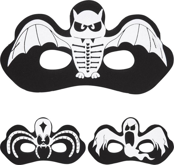 Immagine prodotto Magni Mezza maschera di Halloween 3 assortiti