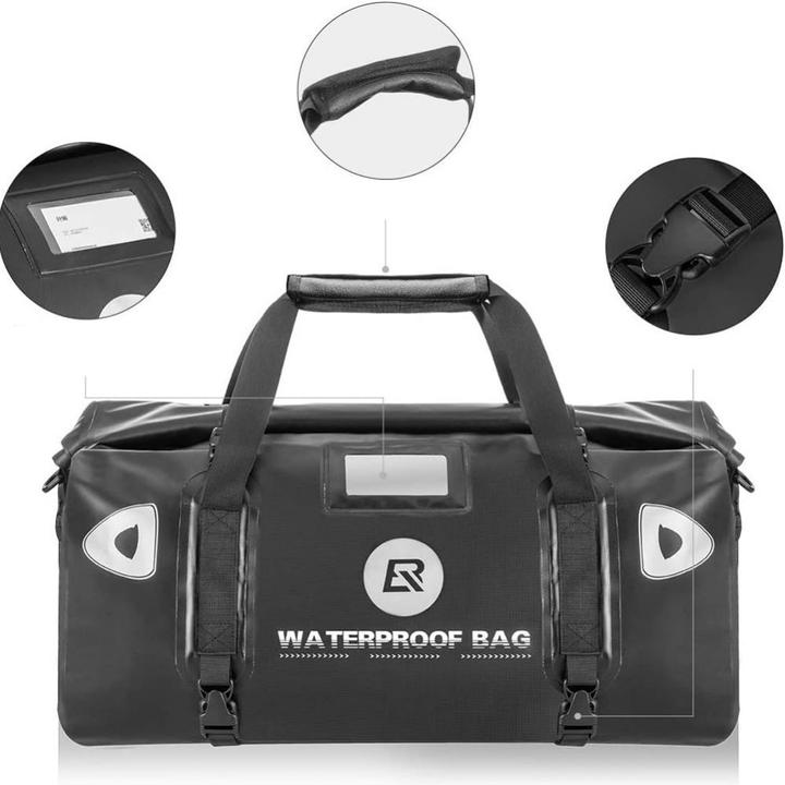 Produktbild Rockbros AS-005BK waterproof motorcycle bag - black (55 l)