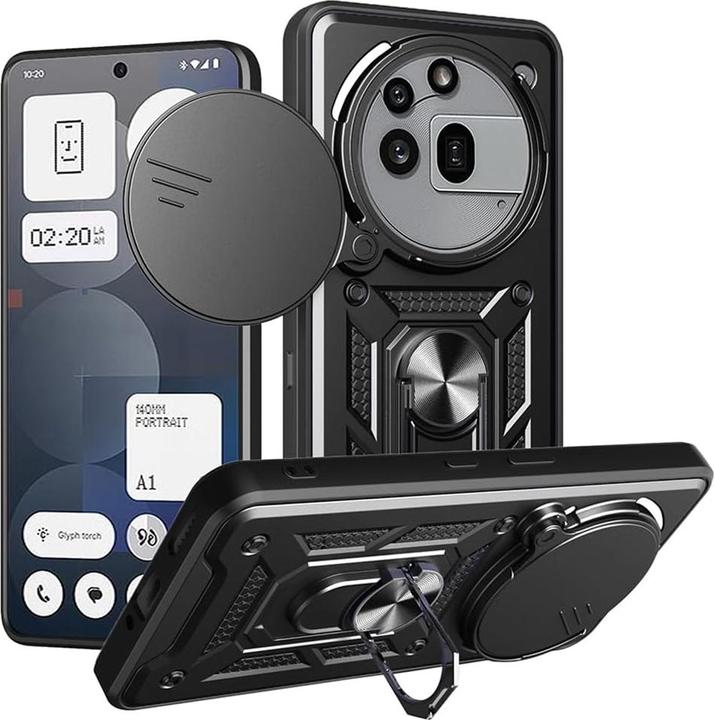 Image du produit Techsuit - CamShield Series - Nothing Phone (3a) Pro - Black (Nothing Phone (3a) Pro)