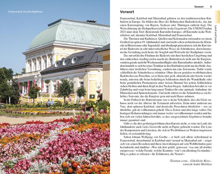 Actual product image Travel Guide Bohemian Spa Triangle (German, André Micklitza, 2023)