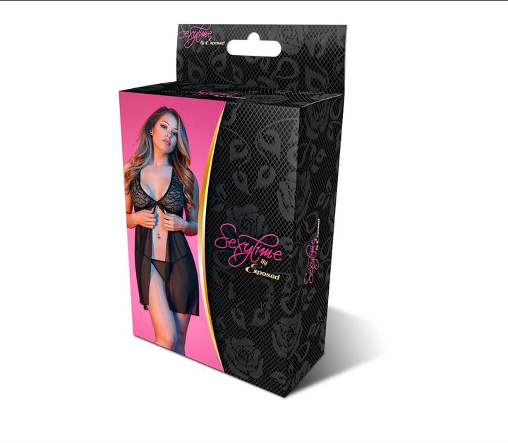 Magic Silk Fly Away Baby Doll & G String Set
