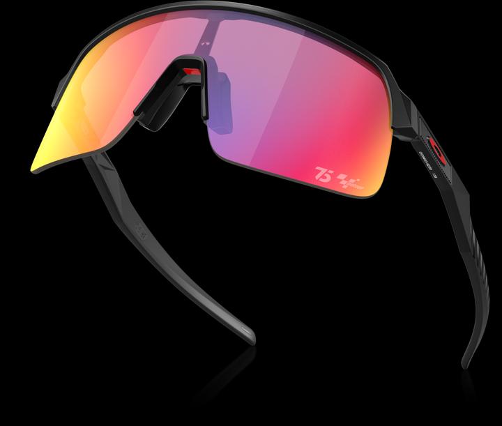 Image du produit Oakley Lunettes de vélo Sutro Lite Moto GP Prizm Road (Noir mat, Route Prizm)