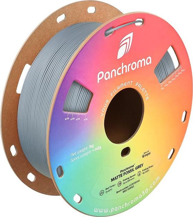 Produktbild Polymaker PolyTerra (PLA, 1.75 mm, 1000 g, Grau)