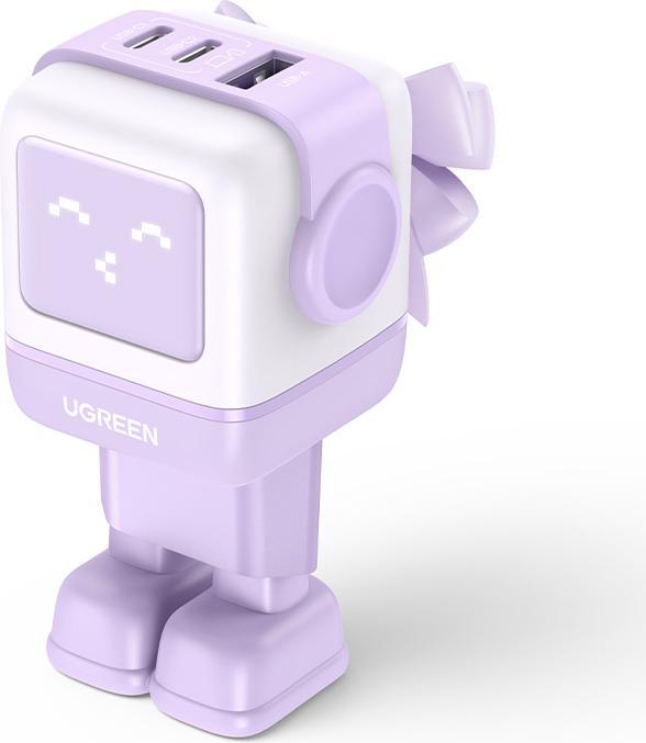 Purple / White